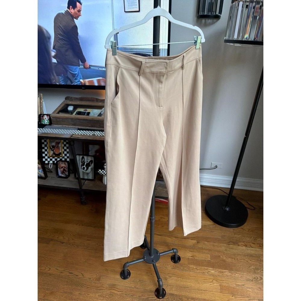 Boston Proper high-waisted, wide-leg trouser women's 14